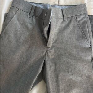 Boys Gray Dress Pants